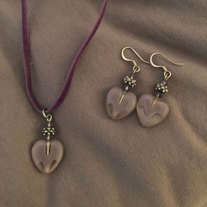 Vintage Choker and Earring Set